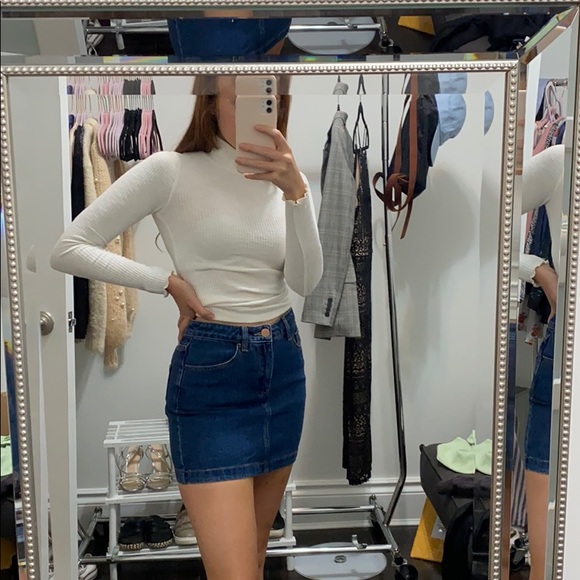 Forever 21 Denim Skirt - Picture 2 of 5